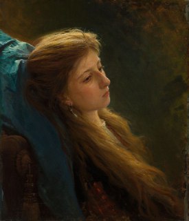 История создания портрета Крамского «Девушка с распущенной косой»