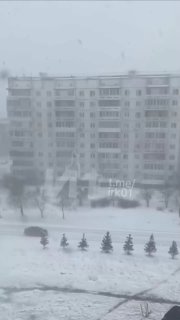 Массовые отключения света и плохая видимость в Иркутской области из-за снегопада