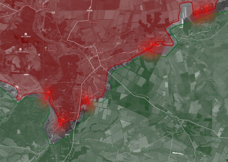Бои в районе Волчанска: российские силы продвинулись в сторону села Покаляное