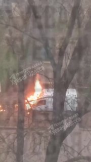 Подросток подпалил микроавтобус ТЦК в Одессе