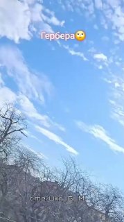 Кадры пролета российского БПЛА «Гербера» над территорией Украины