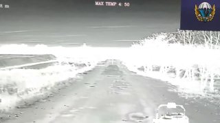 Десантники уничтожили роботизированную платформу ВСУ