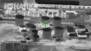 Атаки БПЛА на нефтебазу в Чернигове