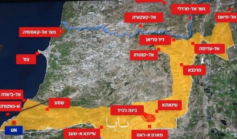 Израильские силы в Ливане сносят районы в пределах «жёлтой линии»