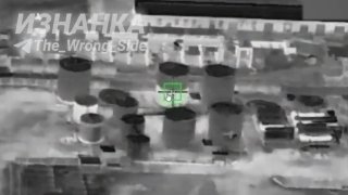 Атака дронов на нефтебазу под Черниговом