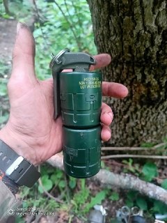 В зоне СВО замечена норвежская модульная ручная граната HGO115M-3.5