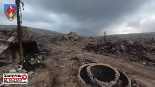 Разрушения на юге Ливана после создания буферной зоны израильской армией