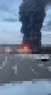 В Туапсе ликвидировали пожар на терминале после атаки дронов