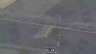 Ланцет атакует пусковую установку предположительно эрзац-ЗРК Украины