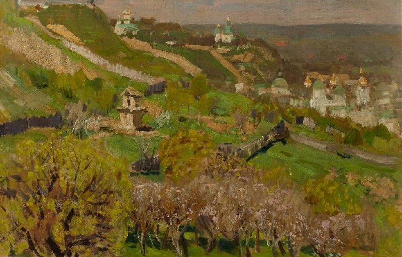 Весенний пейзаж Васнецова в Третьяковской галерее