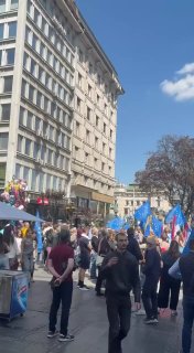 Митинг в поддержку вступления Сербии в ЕС в Белграде собрал 53 человека
