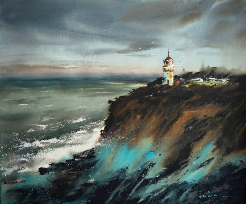 Австралийская акварелистка Нина Волк