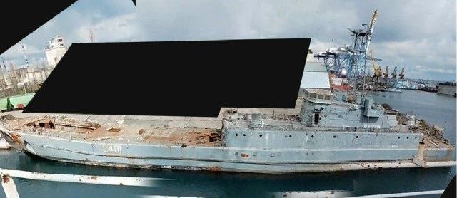 Фото поднятого украинского СДК «Юрий Олефиренко»