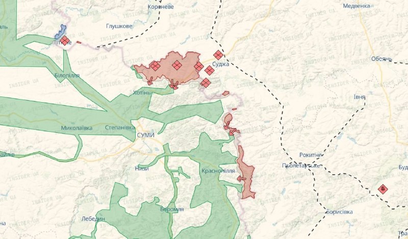 Украинские СМИ прогнозируют полуокружение в Сумской области