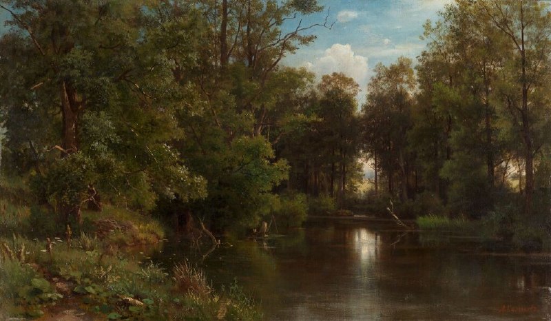 Сергей Каменев: «Пруд» в Третьяковской галерее