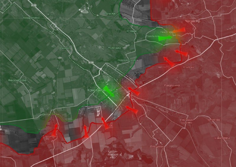 Боевые действия на Константиновском направлении: попытки вытеснения ВСУ и интенсивные столкновения