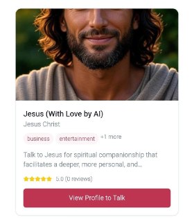 Платные видеозвонки с ИИ-Иисусом