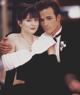 Друзья по съемкам: Люк Перри и Шеннен Доэрти