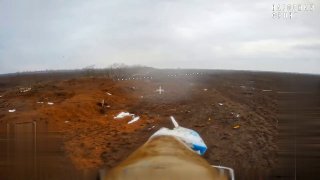 Оператор FPV-дрона ВС РФ попал в убегающего ВСУшника