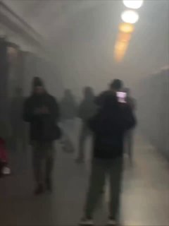 Сход вагона на красной ветке московского метро