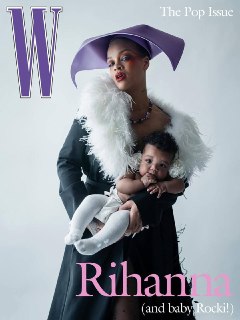 Рианна показала дочь на обложке W Magazine