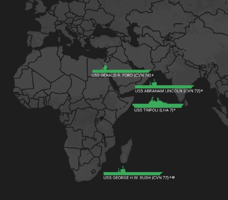 США стягивают силы для возможных ударов по Ирану