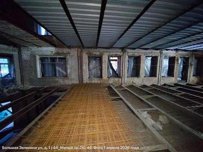Сроки восстановления дома на Большой Зелениной перенесены на осень 2026 года