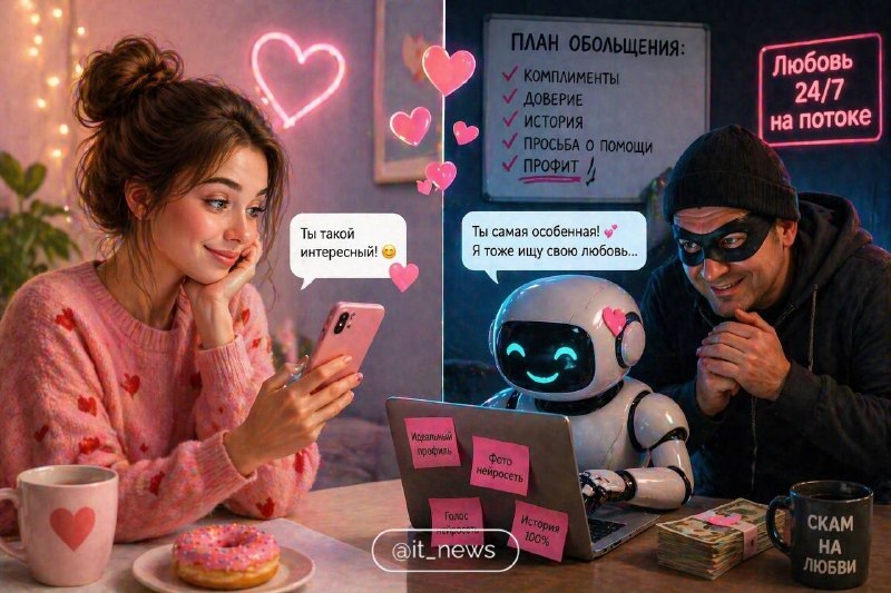 Нейросети любви: как романтика превращается в скам