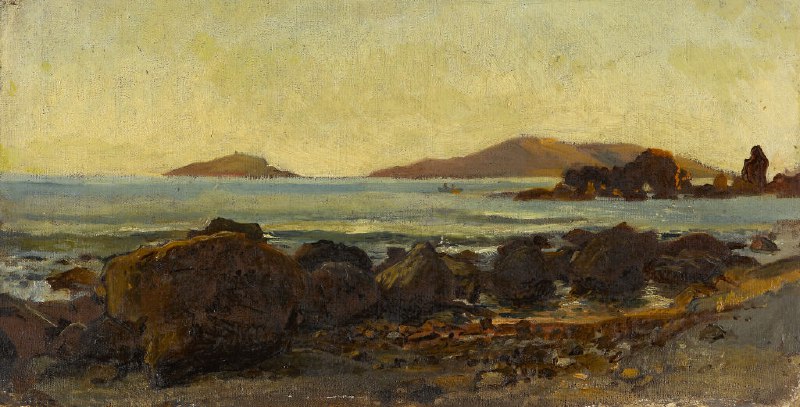 Картина Ге Николая «Залив Специя. Сан-Теренцо» (1867 год)