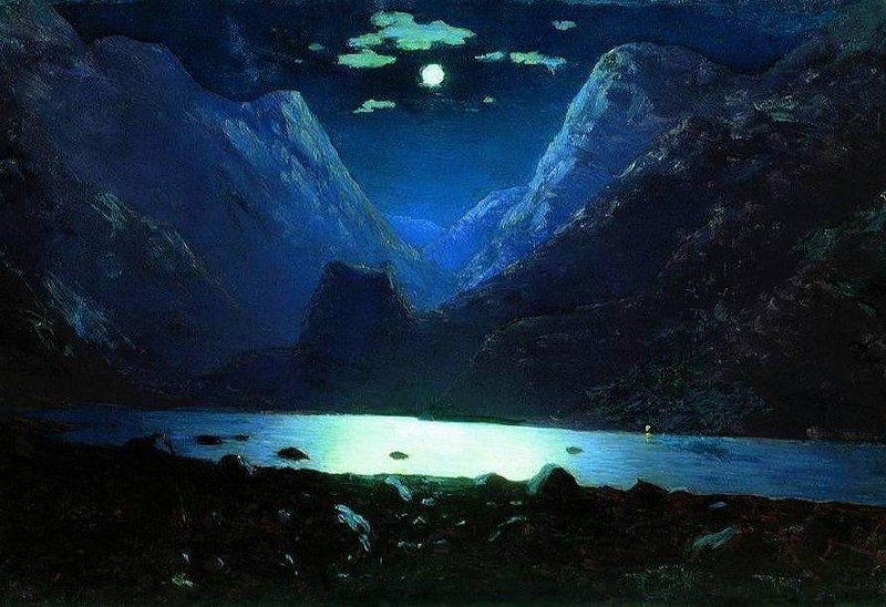 Особенности техники света в картине Архипа Куинджи «Дарьяльское ущелье»