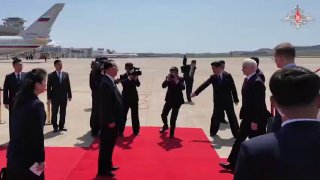 Визит министра обороны РФ Андрея Белоусова в Пхеньян