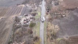 Видео уничтожения украинского бронеавтомобиля с разведчиками на Запорожском направлении