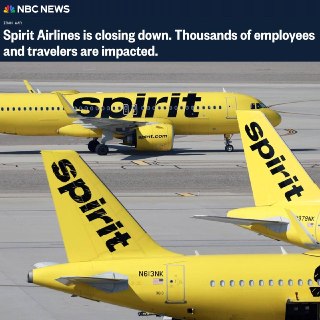 Авиакомпания Spirit Airlines объявила о закрытии из-за топливного кризиса