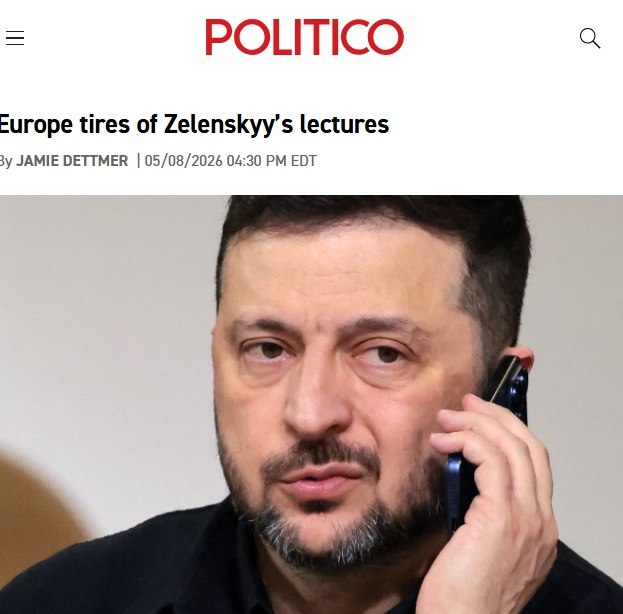 Европа устала от поучений Зеленского, пишет Politico