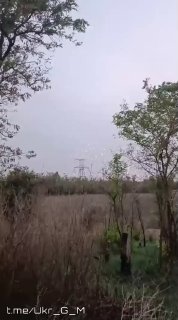 Применение зажигательных снарядов против позиций ВСУ на одном из направлений СВО