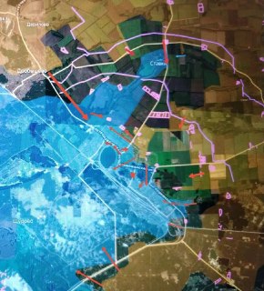 Бои в районе Красного Лимана: продвижение войск группировки «Запад»