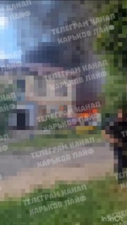 В Харькове в результате падения БПЛА «Шахед» пострадал человек и поврежден автомобиль