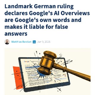 Суд в Германии обязал Google возместить расходы издателей из-за ложных данных в ИИ-обзорах