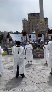 В городах Украины проходят протесты семей пропавших без вести и пленных военнослужащих