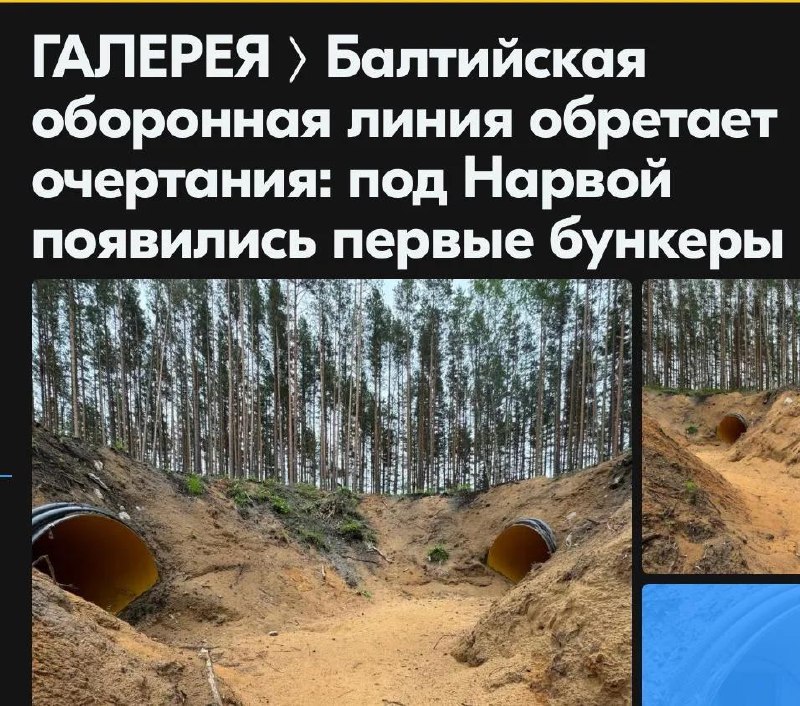 Эстонцы продемонстрировали норы для ожидания войны между НАТО и Россией
