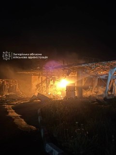 В Запорожье подтвердили прилёты и повреждение АЗС