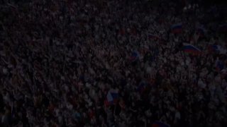 Артисты исполнили новую патриотическую песню на концерте ко Дню России