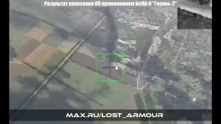 Поражение хранилища ГСМ в Губинихе Днепропетровской области
