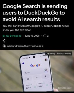 Google AI Search начал рекомендовать пользователям переходить на DuckDuckGo