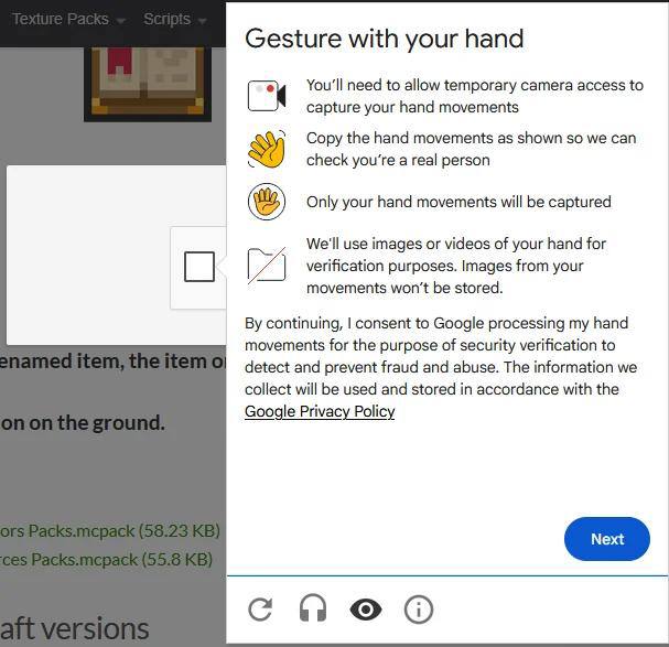 Google тестирует капчу с использованием веб-камеры для борьбы с ИИ-агентами