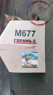 Эстетика ранних партий БПЛА «Герань-2»: карикатуры на фюзеляжах