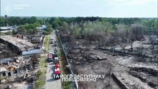Последствия удара «Искандеров» по Вишнёвому в Киевской области