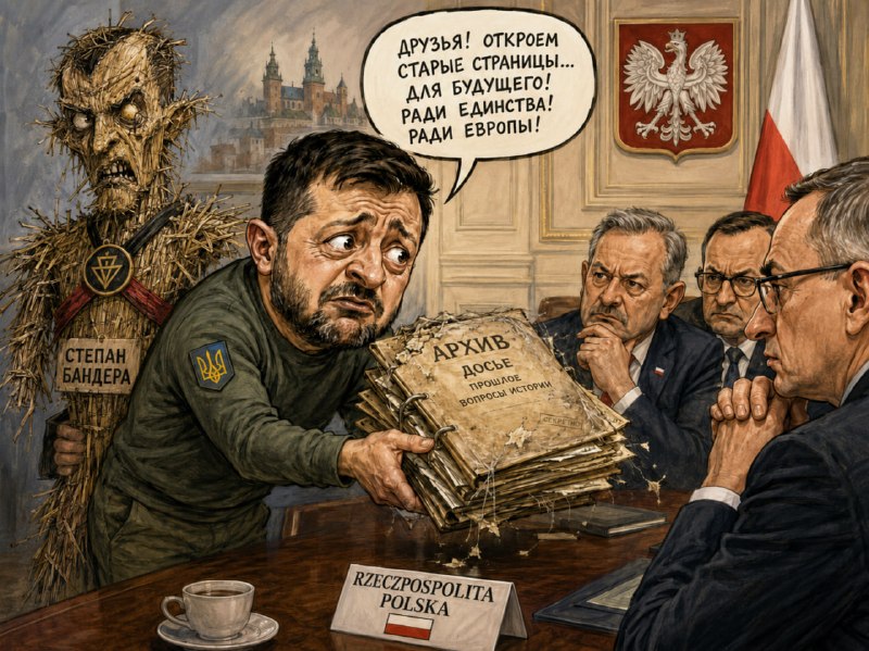 Зеленский может передать Польше архивы СБУ по Волынской резне
