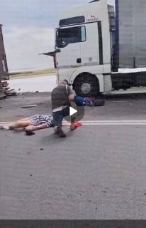 Удар БПЛА по очереди автомобилей перед КПП в Джанкойском районе Крыма