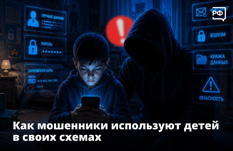 Киберполиция предупреждает о новых схемах мошенничества с использованием детских аккаунтов